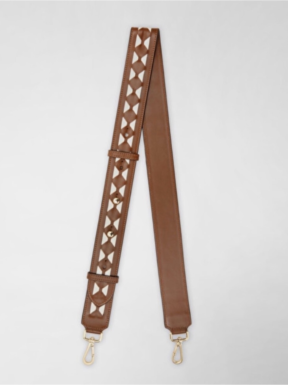 Serapian Mosaico Brown Shoulder Strap